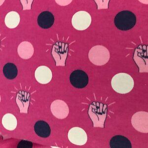 🛒 $40 8 yardsFlannel Fabric Craft Material - Bolt Glow in the Dark Pink #6
